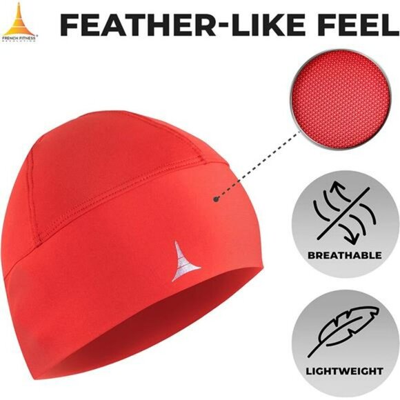 Moisture Wicking Skull Cap Helmet Liner Cooling Sweat Beanie for Sports Men - Picture 5 of 7